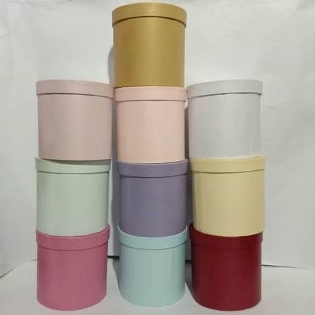 

Gift Box Bulat D15T15/Box Bulat/Round FlowerBox/BOX BUNGA/Bloombox Flower/Box Bulat Bunga