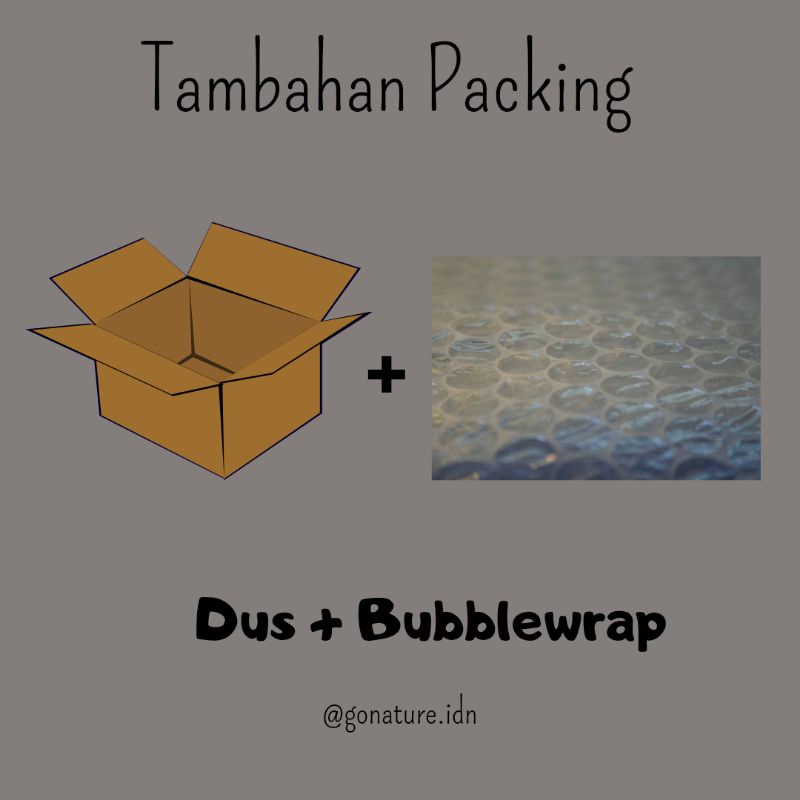 

TAMBAHAN PACKING DUS / BUBBLEWRAP