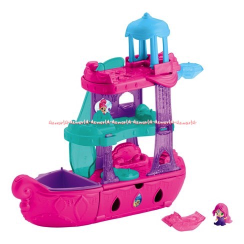 Shimmer and Shine Rainbow Zahramay Genie Gem Cruiser Mainan Anak