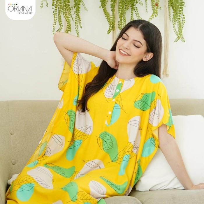 ORIANA HOMEWEAR KAFTAN AUTUMN YELLOW