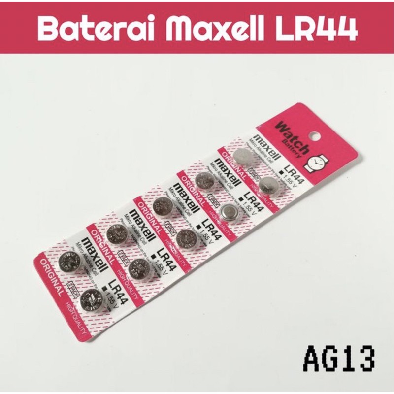 Baterai Maxell LR44