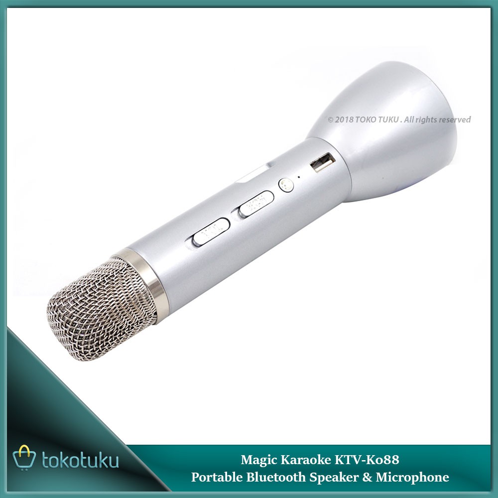 Magic Mic Karaoke Karoke  Microphone Bluetooth Speaker KTV-K088