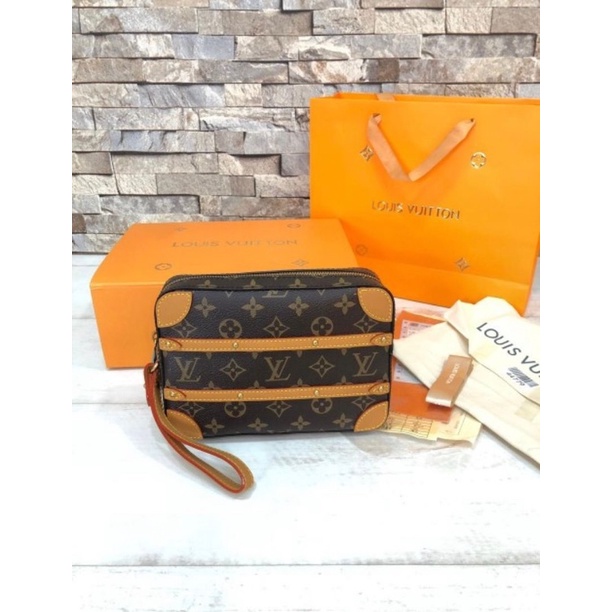 LV Soft Trunk Poche Bag Pouch Monogram M44779 SUPER MIRROR