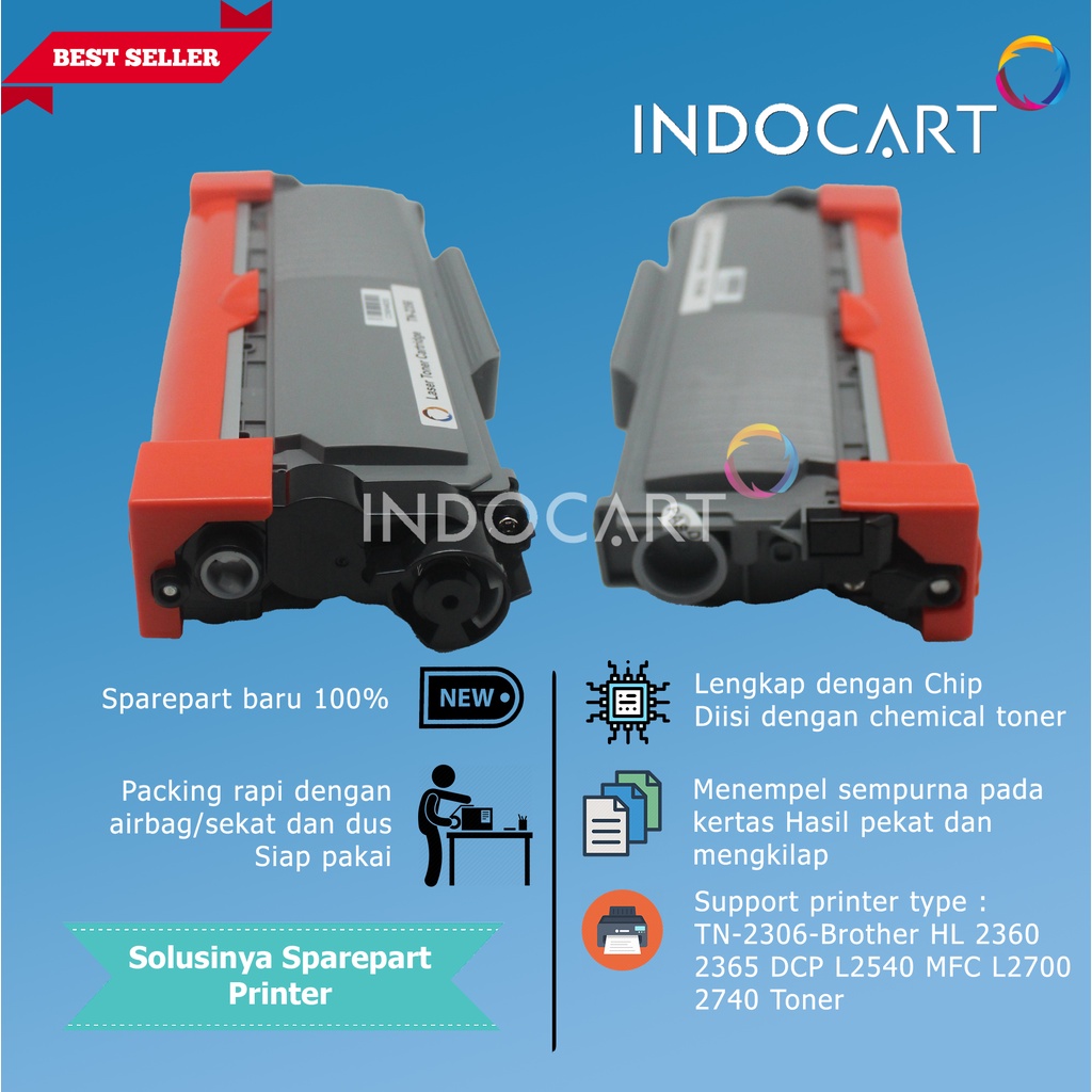 Toner Cartridge Compatible TN-2306-Brother HL 2360 2365 DCP L2540