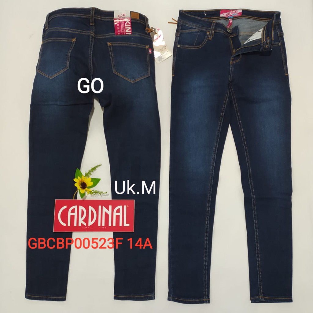 gof M CELANA JEANS CARDINAL Pensil Casual Stretch Skinny Slimfit Super Skinny Celana Panjang Ladys