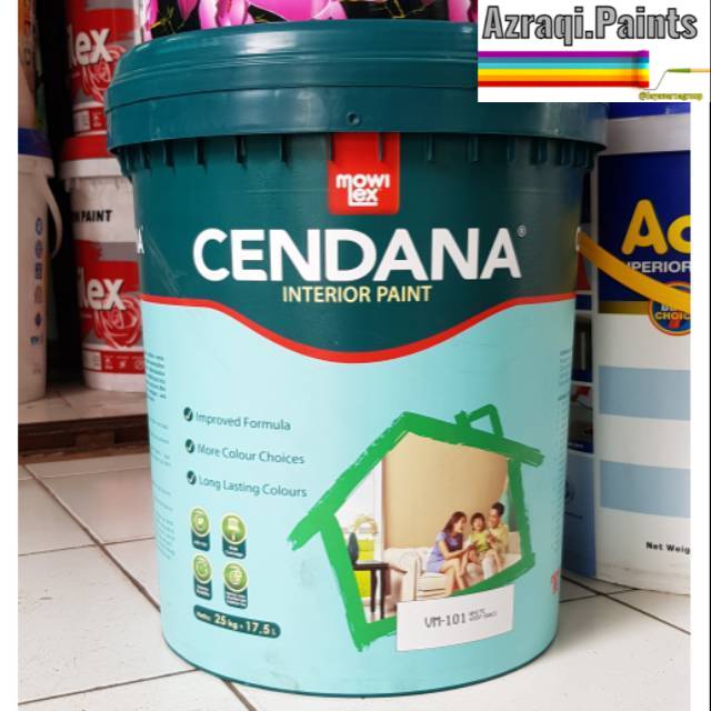 CAT TEMBOK MOWILEX CENDANA 25 KG