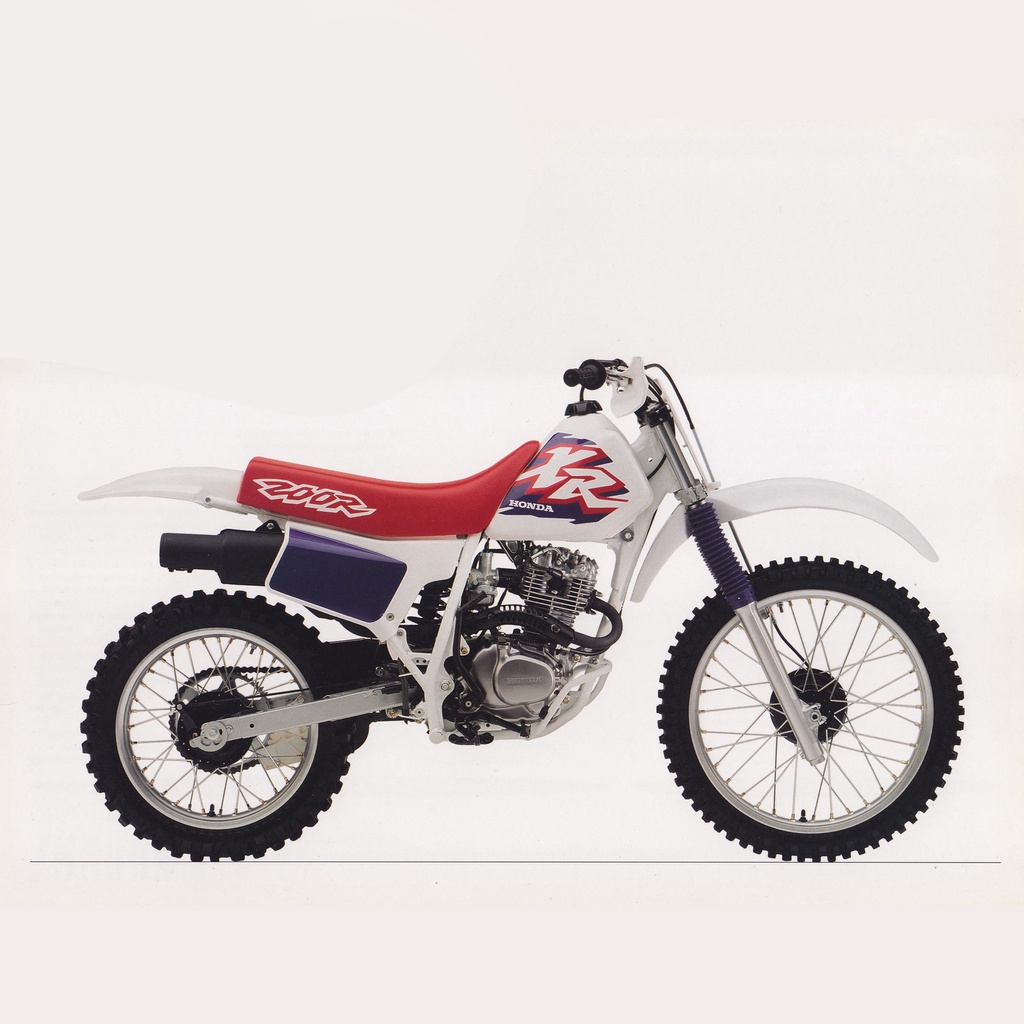 Sticker Stiker Decal Honda Baja XR 200 th 1996 Hatesix