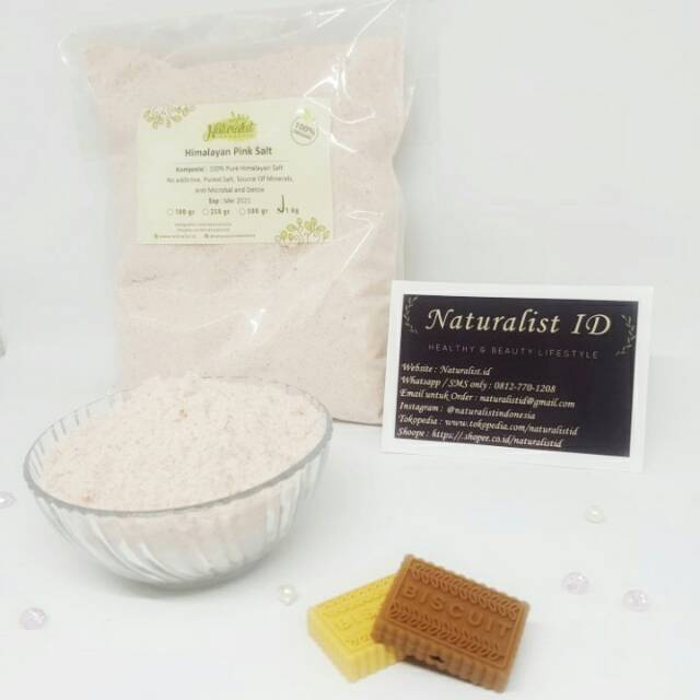 

100% Pure Himalayan Pink Salt Organik 1000gr