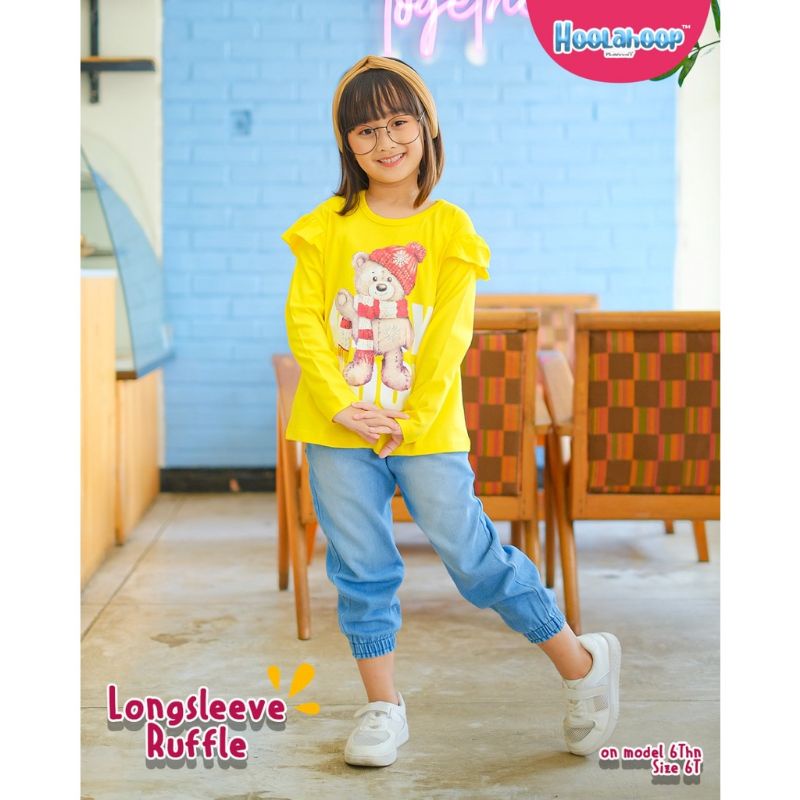 KAOS HOOLAHOOP PLAYSTUFF LONGSLEEVE RUFFLE 2-10T