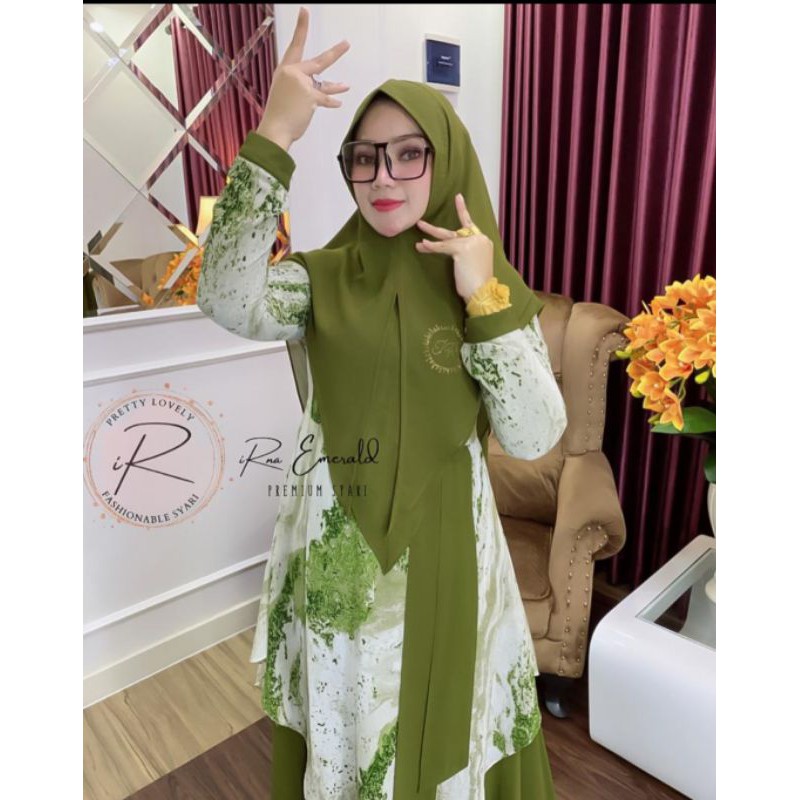 READY ORI IRNA GALERY SET SYAR'I AURORA VOL.6