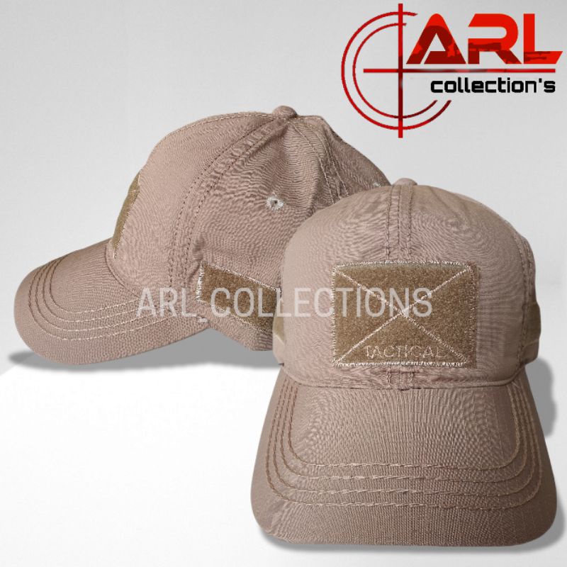 Jual Topi Tactical Bdu Cream Tan - Topi Tactical Caps Velcro Premium ...