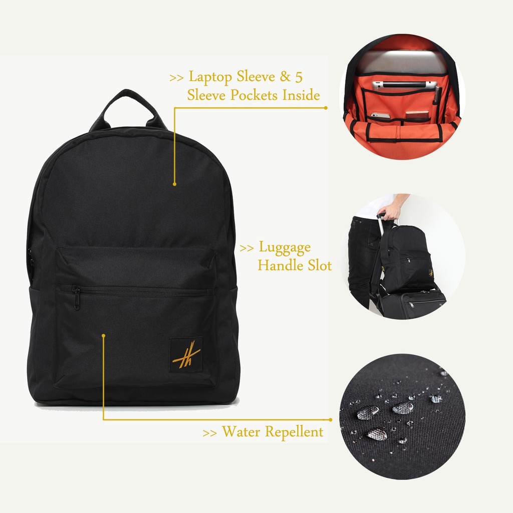 THEODOR Backpack STARK Series - Tas Ransel - Water Repellent - Pria Wanita - High Quality