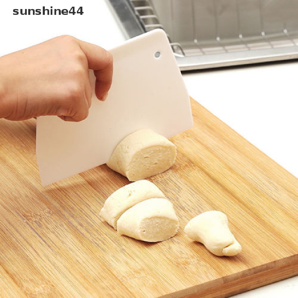 Sunshine 1pc Spatula Pemotong Adonan Kue Bahan Plastik