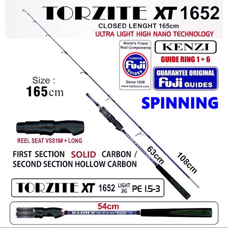 Joran Spinning Kenzi Torzite XT 1652 PE 1,5-3