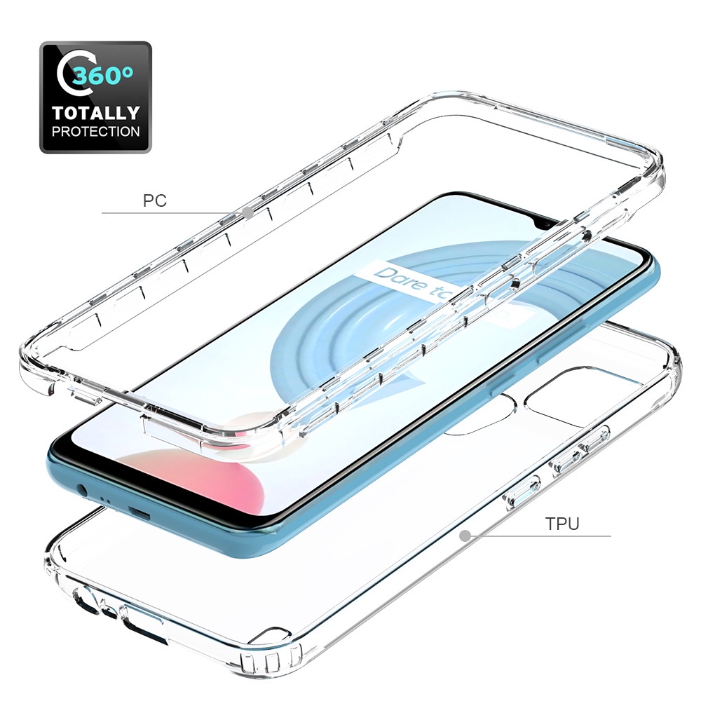 2in1 Hard Case Transparan Bumper Tebal Cover iPhone 13 13Pro 14Promax 12 12Pro 11Promax 11 XS XR X XSMAX