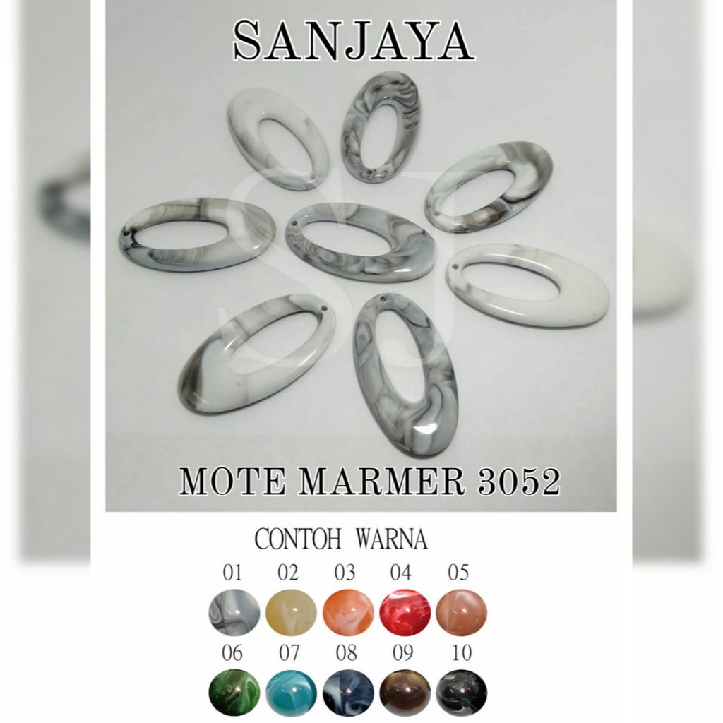 MOTE MARMER / MANIK MOTIF MARMER / MANIK CORAK MARMER BENTUK / MANIK MARMER BENTUK / MOTE MARMER 3052
