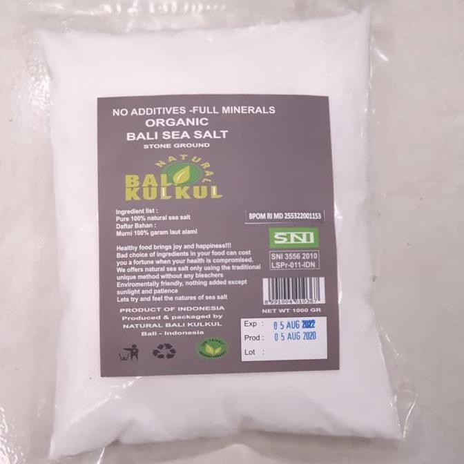 

Natural Sea Salt (Garam) - Stone Ground (1 Kg) TERJAMIN