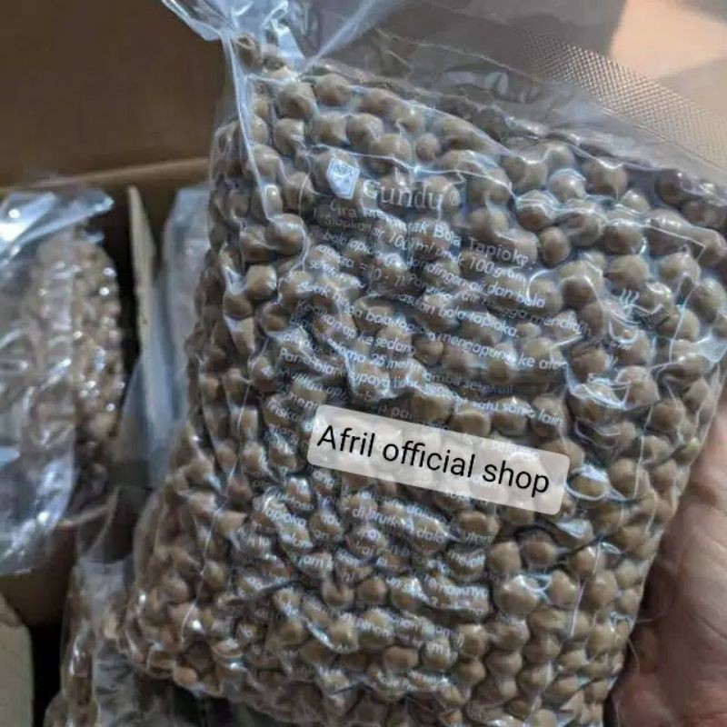 

Boba bubble bobba tapioka pearl mutiara 250gr repack bubble hitam