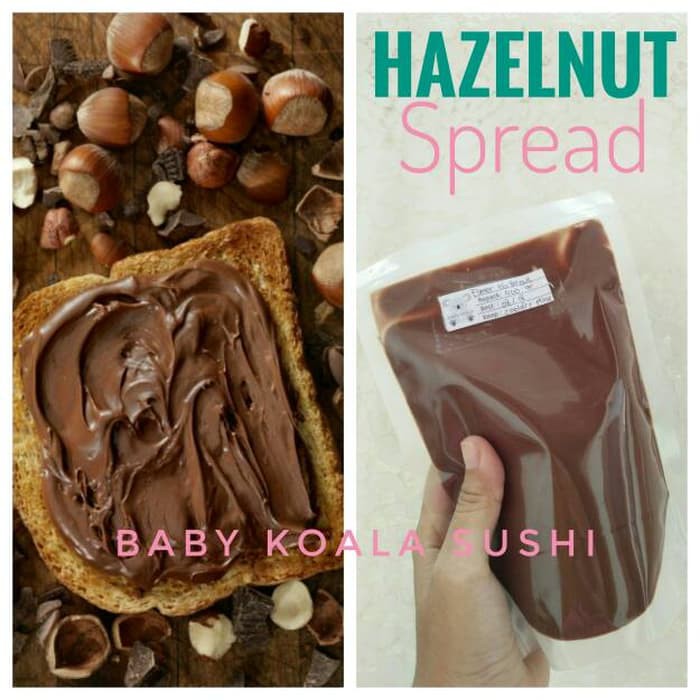 

Hazelnut Chocolate Elmer / Selai Coklat Spread Topping Roti Cake Donut