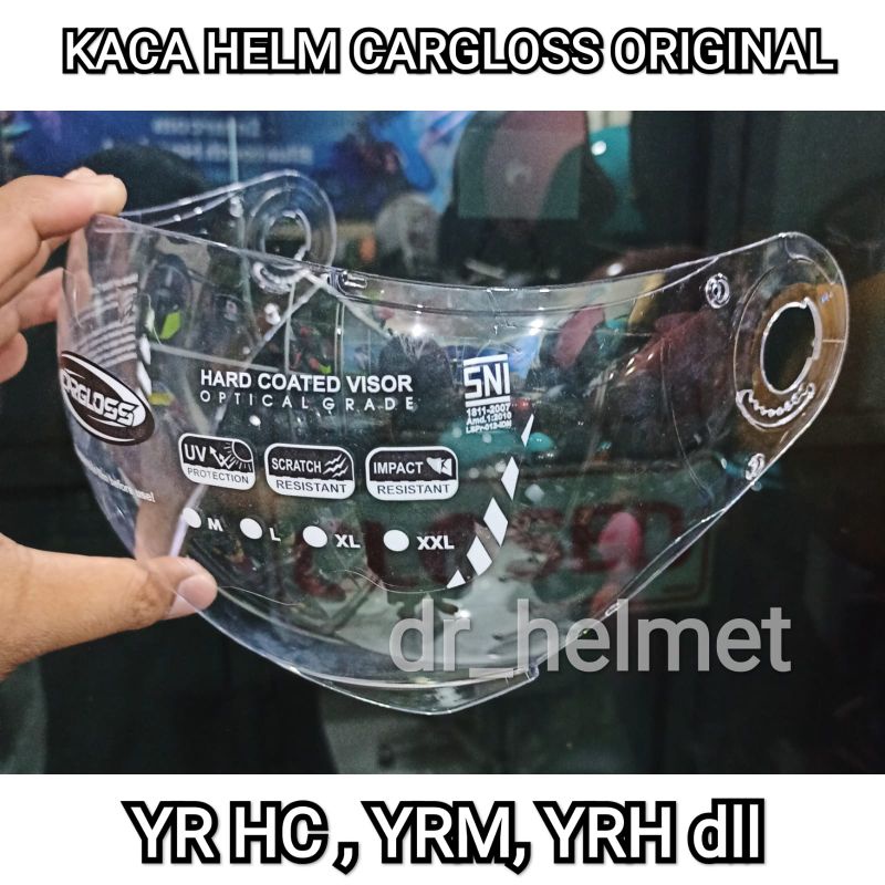 visor helm cargloss original YR HC pnp cargloss YRM YRH