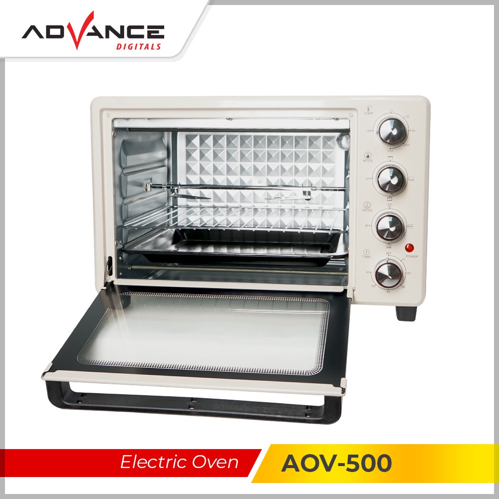 【CUCI STOCK】ADVANCE Electric Oven (Oven Listrik ) AOV-500 Kapasitas 33L Garansi Resmi 1 tahun