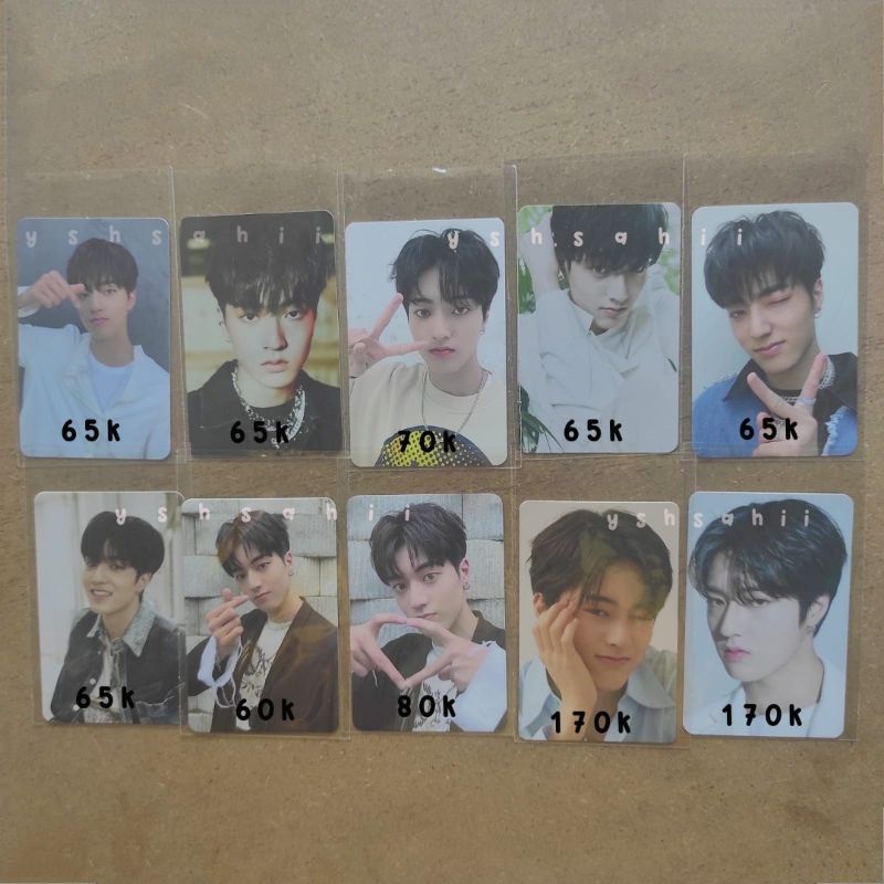 PHOTOCARD HARUTO MANYO EVENT 1 MANYO EVENT 3 KTOWN CH1