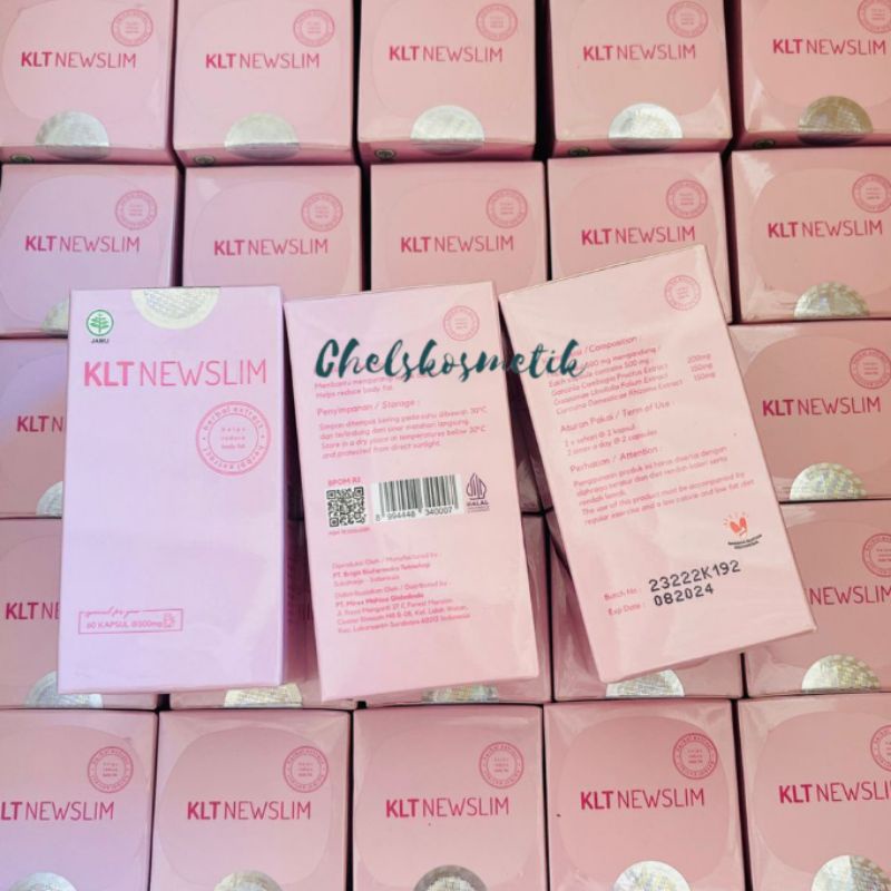 (10/2024) KLT NEW Slim Bpom Original 100% / New Klt Slim Bpom / Klt New Pelangsing