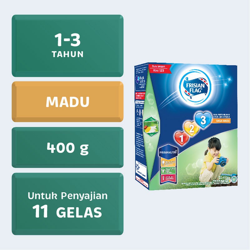 

Frisian Flag Jelajah 123 Madu 400G