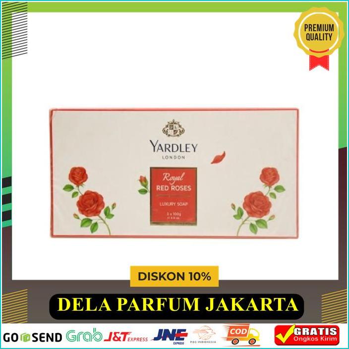 YARDLEY LONDON SOAP ORIGINAL 3X100G - SABUN BATANG MANDI ISI 3 KUALITAS SANGAT BAIK