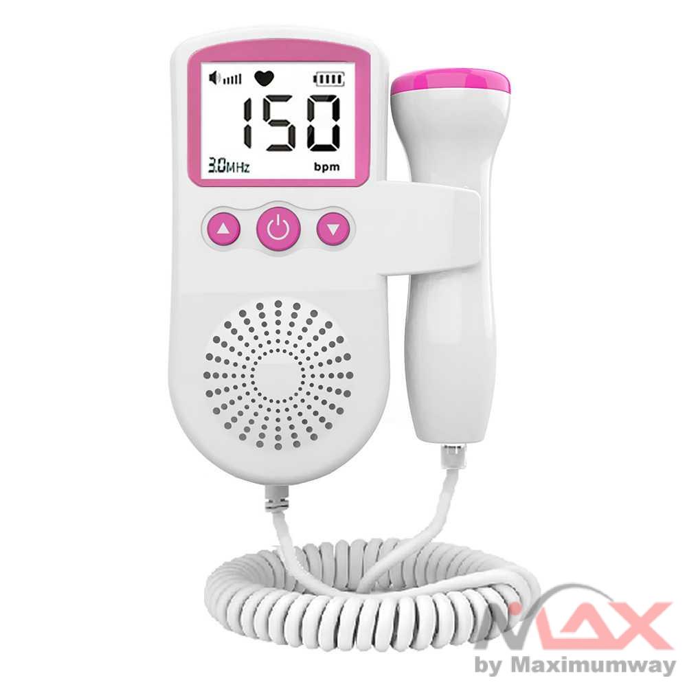 Aksesoris Kesehatan Cofoe Deteksi Jantung Janin Bayi Fetal Doppler Heartrate - JSL-T501 Warna Putih