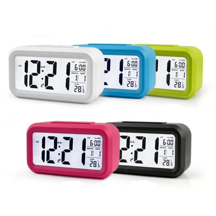 Type JMW1 Jam Meja Weker Digital Alarm Clock LED