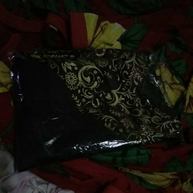 Asifa Batik Hrb026 Kenongo Kemeja Tosca Pendek Pekalongan Padi M L Xl Sogan Tulis Halus Kemeja Batik