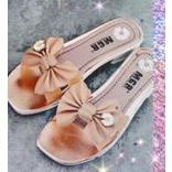 Sandal Slop Wanita H Pita Bunga Super Cantik Mewah Import MGR Mokaya Morego Balance Breslin / Size 36-40 (168-C)