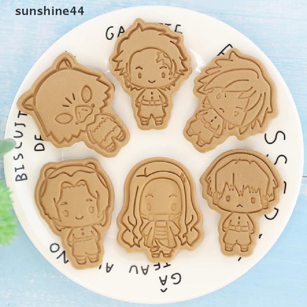 Sunshine Set Cetakan Kue / Biskuit Bentuk Anime Demon Slayer