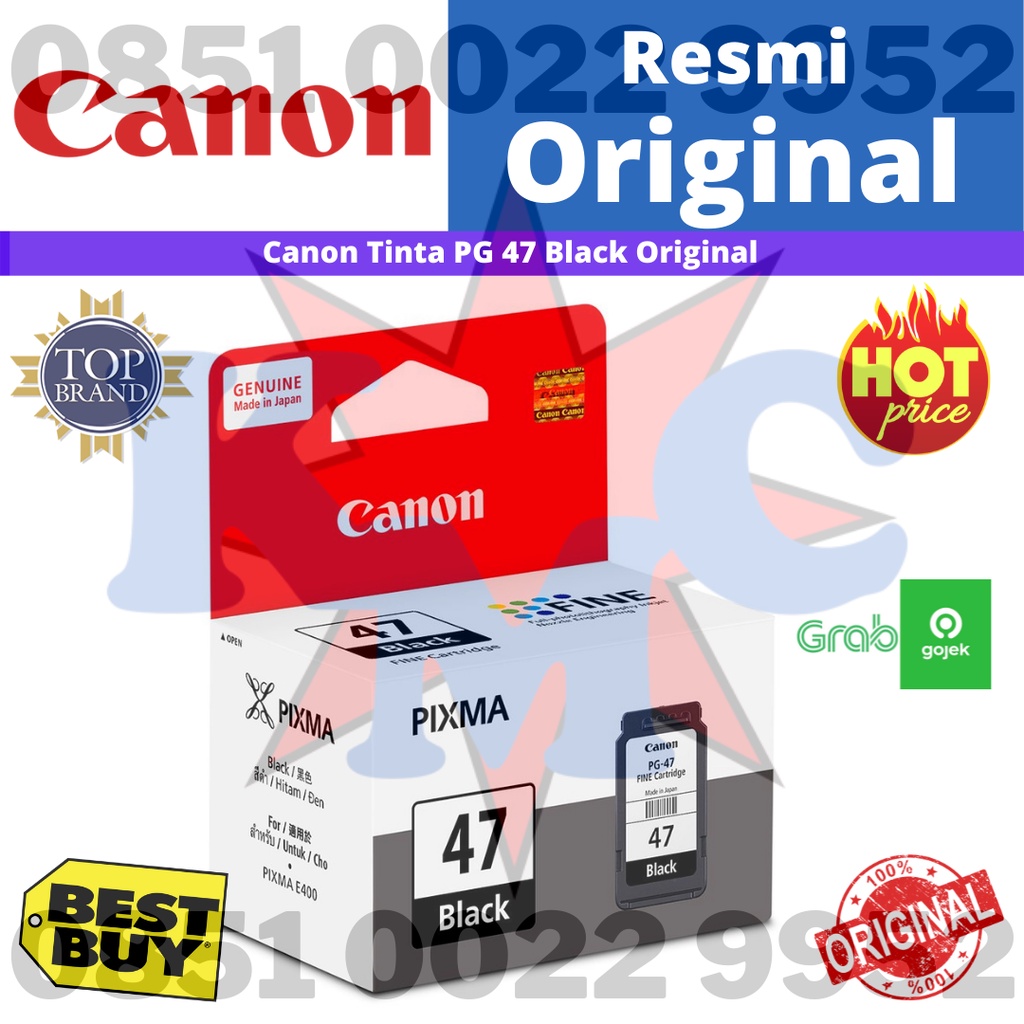 Canon Tinta PG 47 Black Original