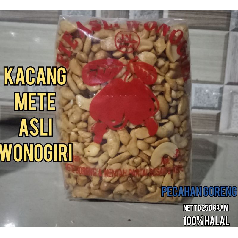 

Kacang mete mede pecahan goreng 250 gram