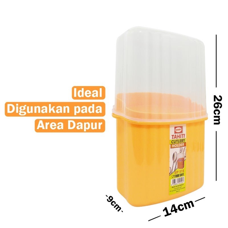 Tempat Sendok dan Garpu Tutup Shinpo / Rak / Wadah