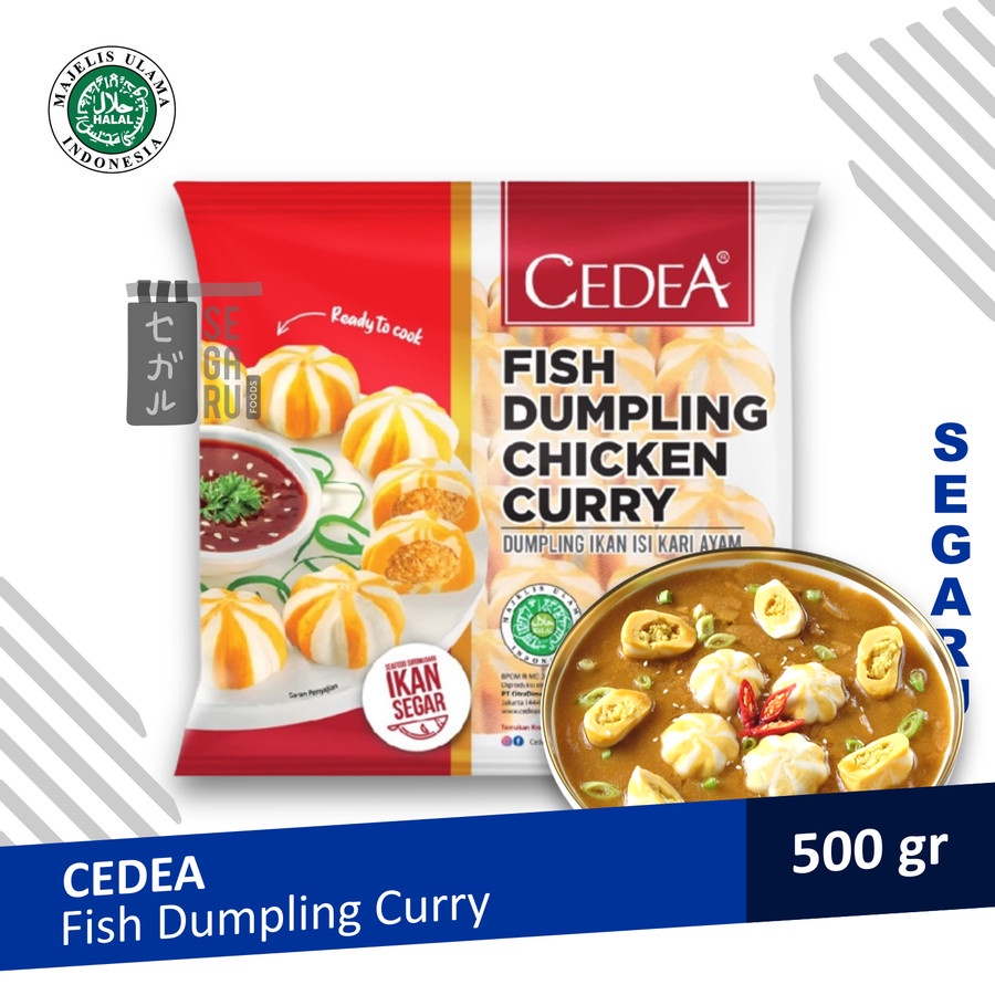 CEDEA Fish Dumpling Curry | Dumpling Ikan Kari Ayam Halal 500 gram