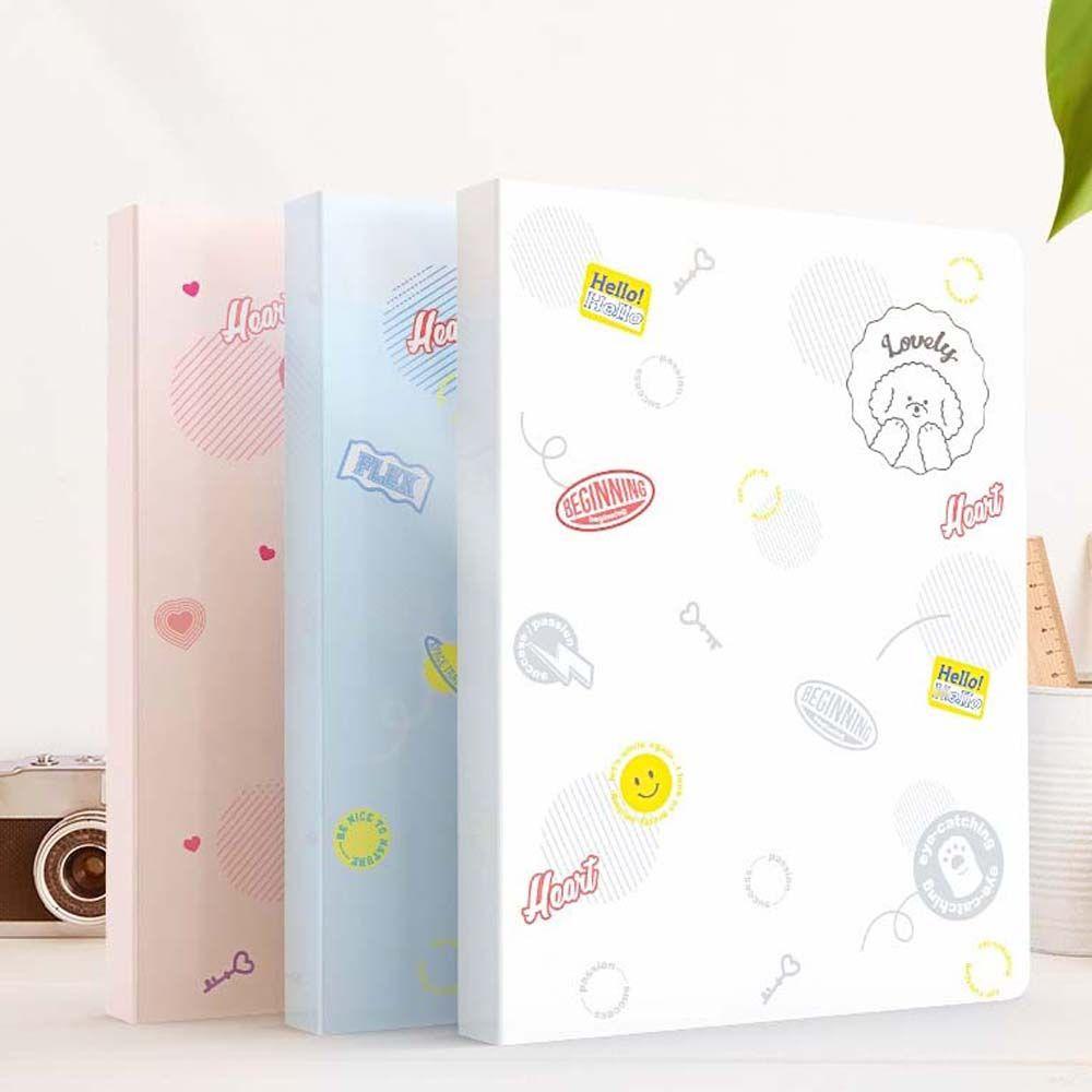 Agustinina Kantong Dokumen Folder Anti Air Ukuran A4 Frosted Folder Penyimpanan File Music Score Sheet Organizer