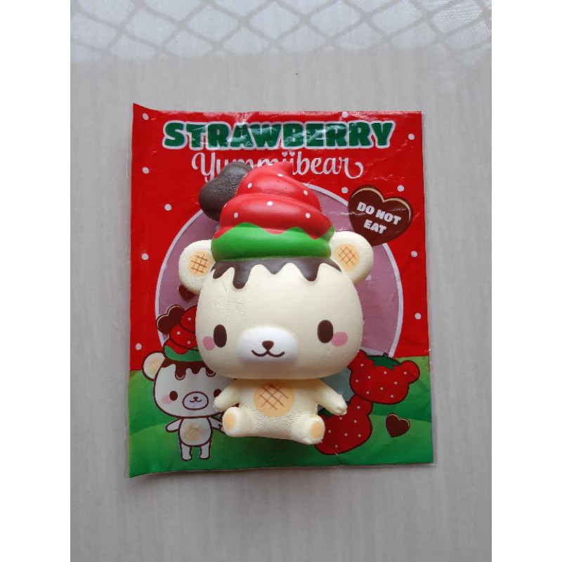 Strawberry yummibear creamii candy × squishyshop_ind