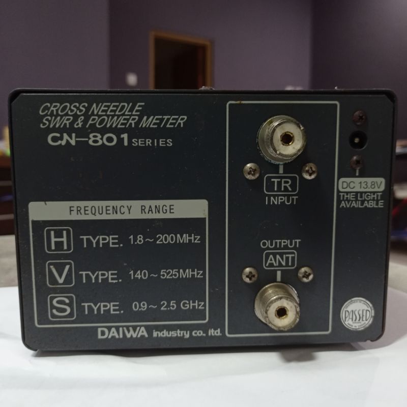 Daiwa Cross Needle SWR & Power Meter CN 801 H