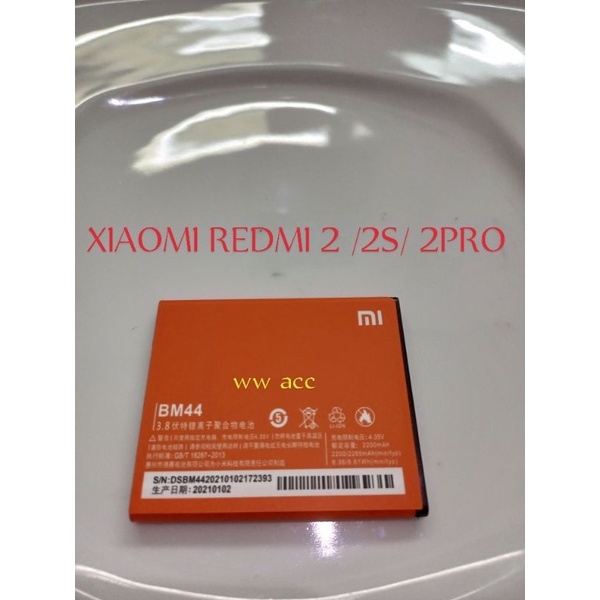 batre baterai xiaomi BM44, XIAOMI REDMI 2 , 2S , 2PRO , ORIGINAL