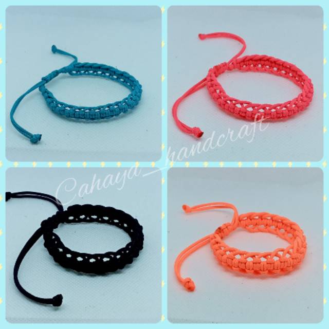 Gelang Rajut Kepang Bracelet Untuk Wanita