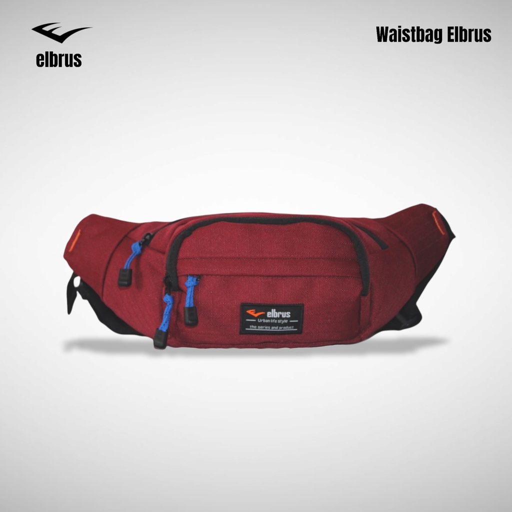 Waistbag Pria Elbrus JL04 Termurah / Tas Pinggang Pria Casual