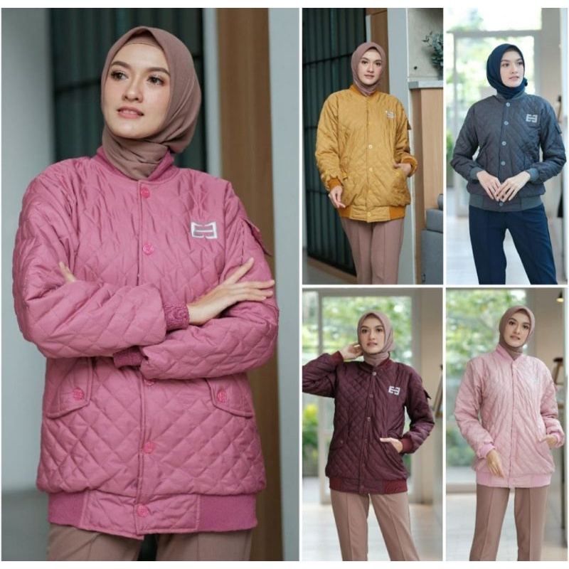 jaket wanita korea simplicity jaket elzanteri trendy