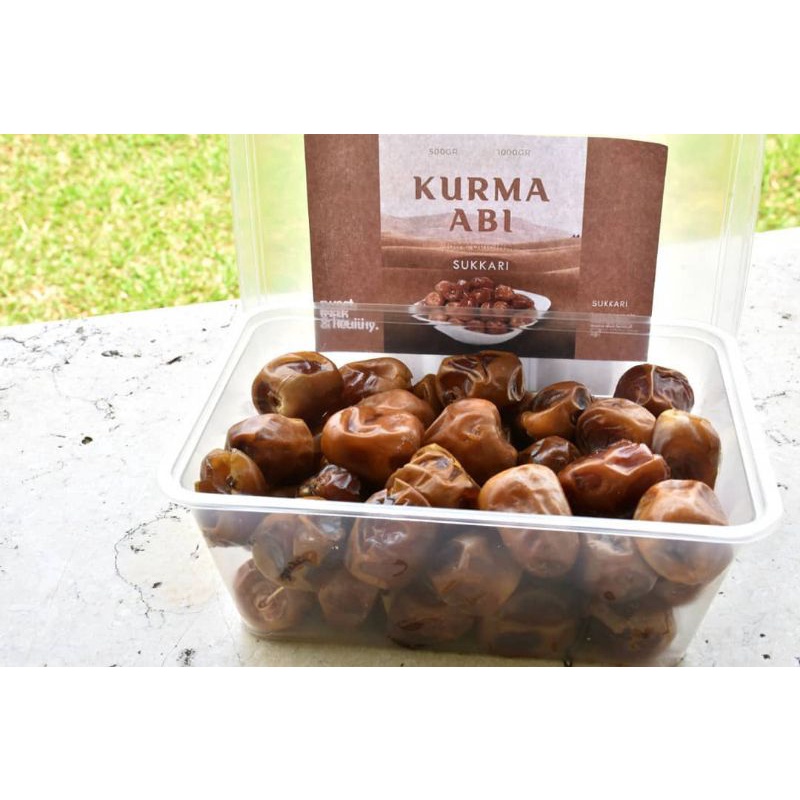 

KURMA SUKARI PREMIUM KEMASAN 1KG LEMBUT LEGIT