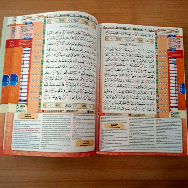 Al-Qur'an Hafalan AEEN AKMAL Metode tes