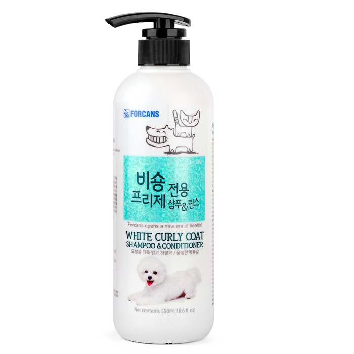 Shampoo Anjing - Forbis White Curly Coat Shampoo - Shampoo Poodle