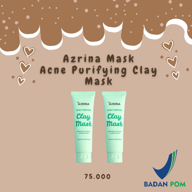AZRINA ACNE PURIFYING CLAY MASK - ACNE MASK AZRINA