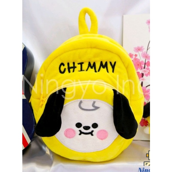 TAS BONEKA BTS / TAS RANGSEL ANAK / Tas Ransel Anak TK / PAUD / Tas   Boneka BTS   Karakter BT21